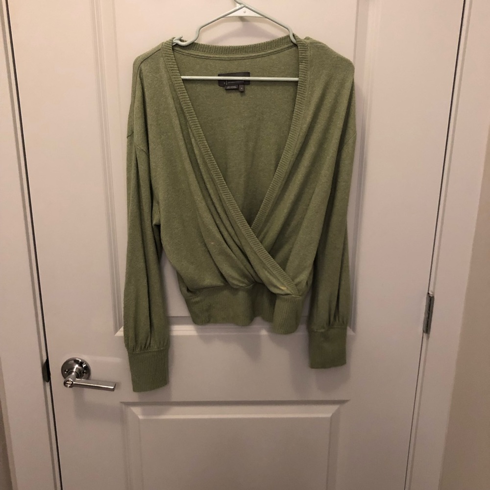 Anthropologie wrap sweater